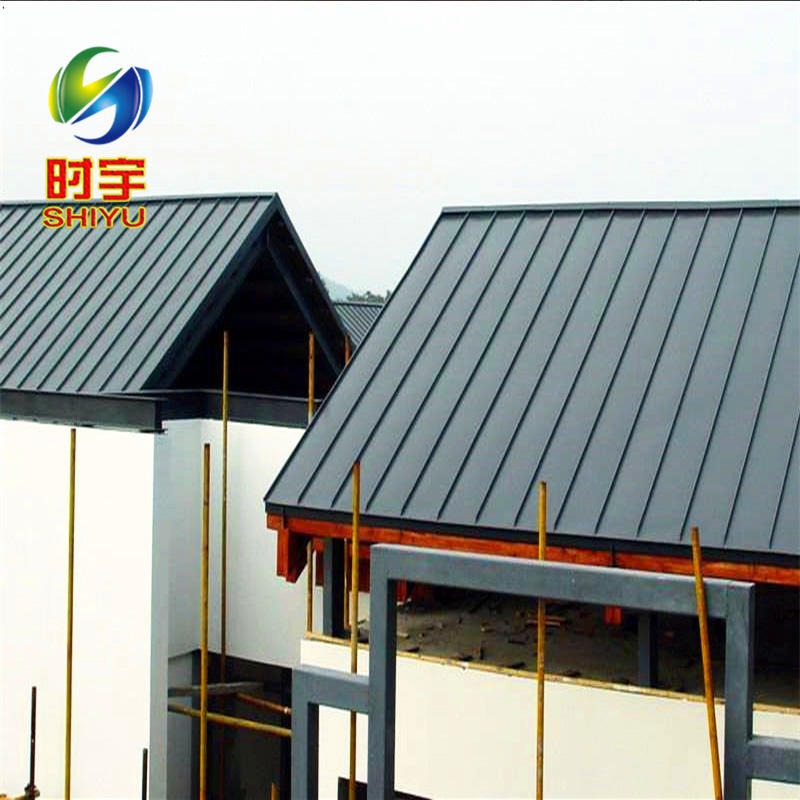 时宇 四合院金属屋面系统 25-330矮立双锁边系统 铝镁锰屋面板