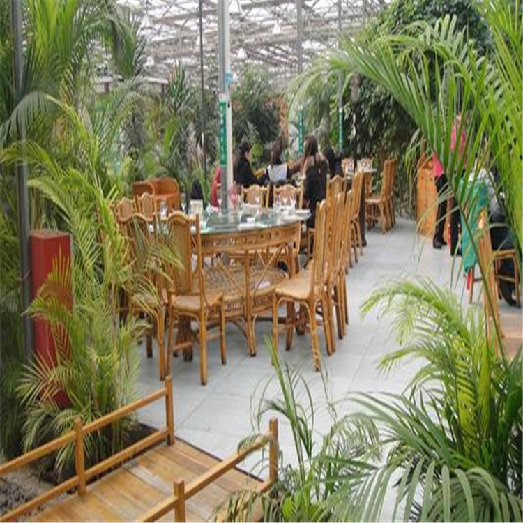 上海智能温室建设 花卉生态园温室大棚餐厅 旭航