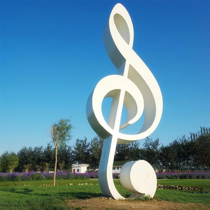 不锈钢雕塑 音符雕塑 音乐主题雕塑 户外巨型雕塑 公园广场景观摆件