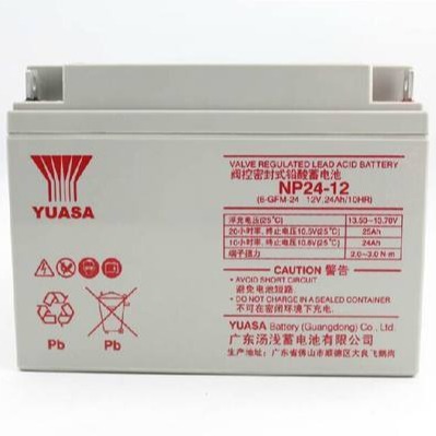 YUASA汤浅蓄电池NP24-12 免维护铅酸 汤浅12V24AH铅酸储能电池 太能能光伏基站系统 EPS直流屏电源用图片