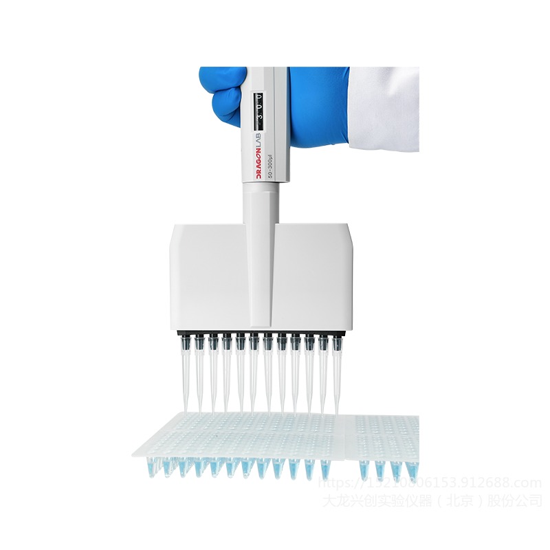 大龙多道移液器MicroPette Plus 手动12道可调式全消毒移液器 移液器图片