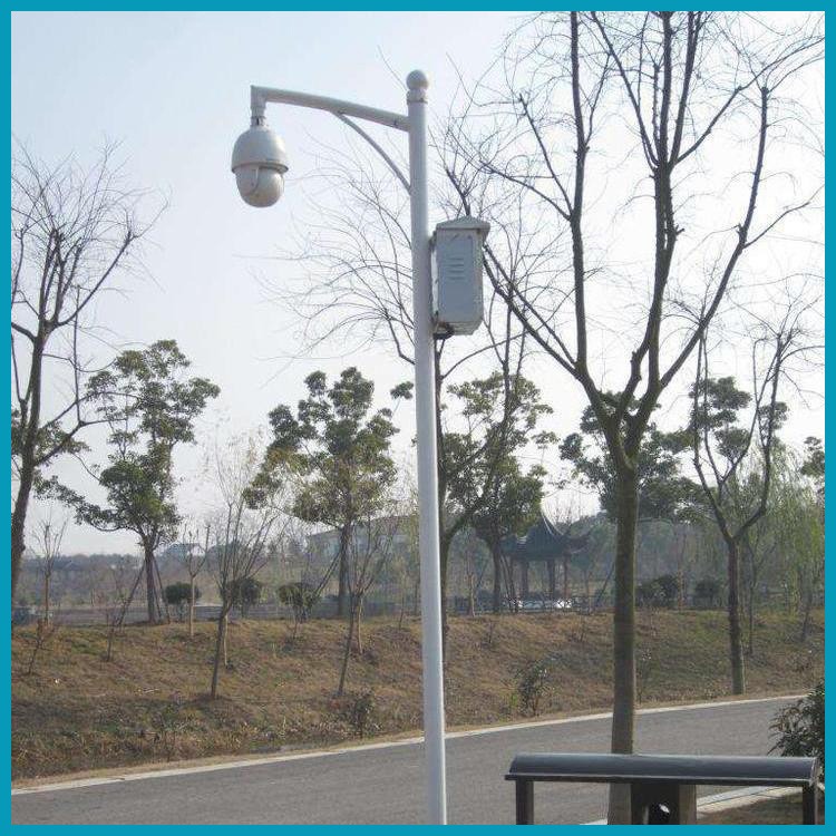 路宽交通 Q235钢管标志杆 铝质交通指示牌标志杆 高杆灯监控杆