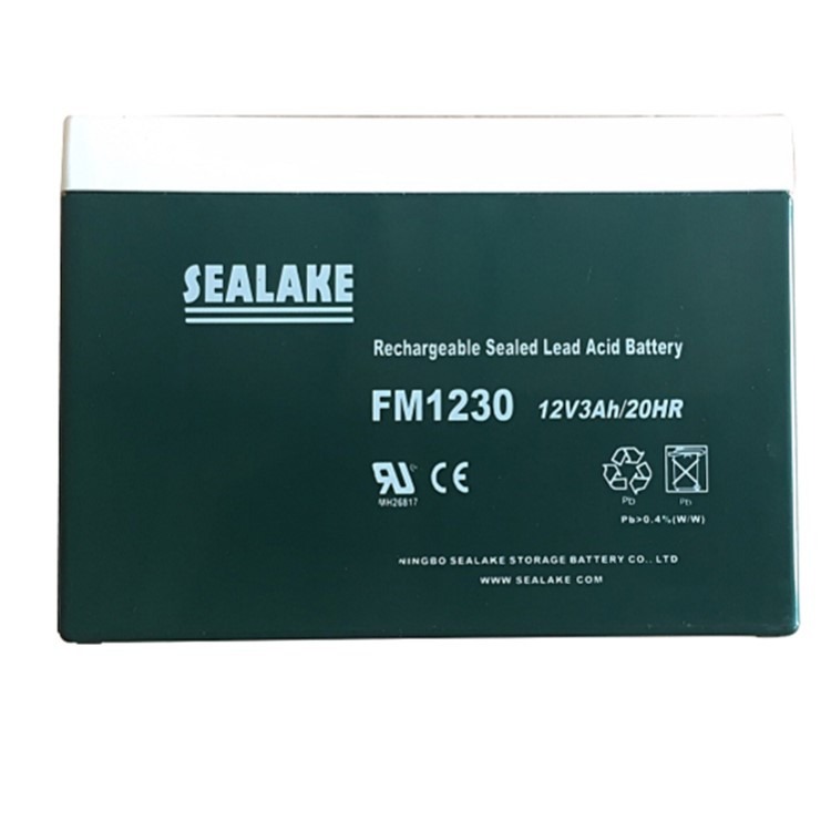 宁波SEALAKE蓄电池FM12120海湖12V12AH/20HR免维护电池