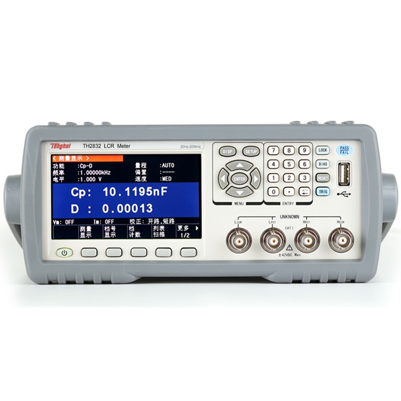 常州同惠LCR数字电桥 TH2832元器件电感电容测试仪图片