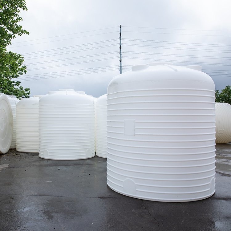 10000升水塔加厚立式水桶 家用15立式平底塑料储罐 塑料桶加工开孔厂家直销