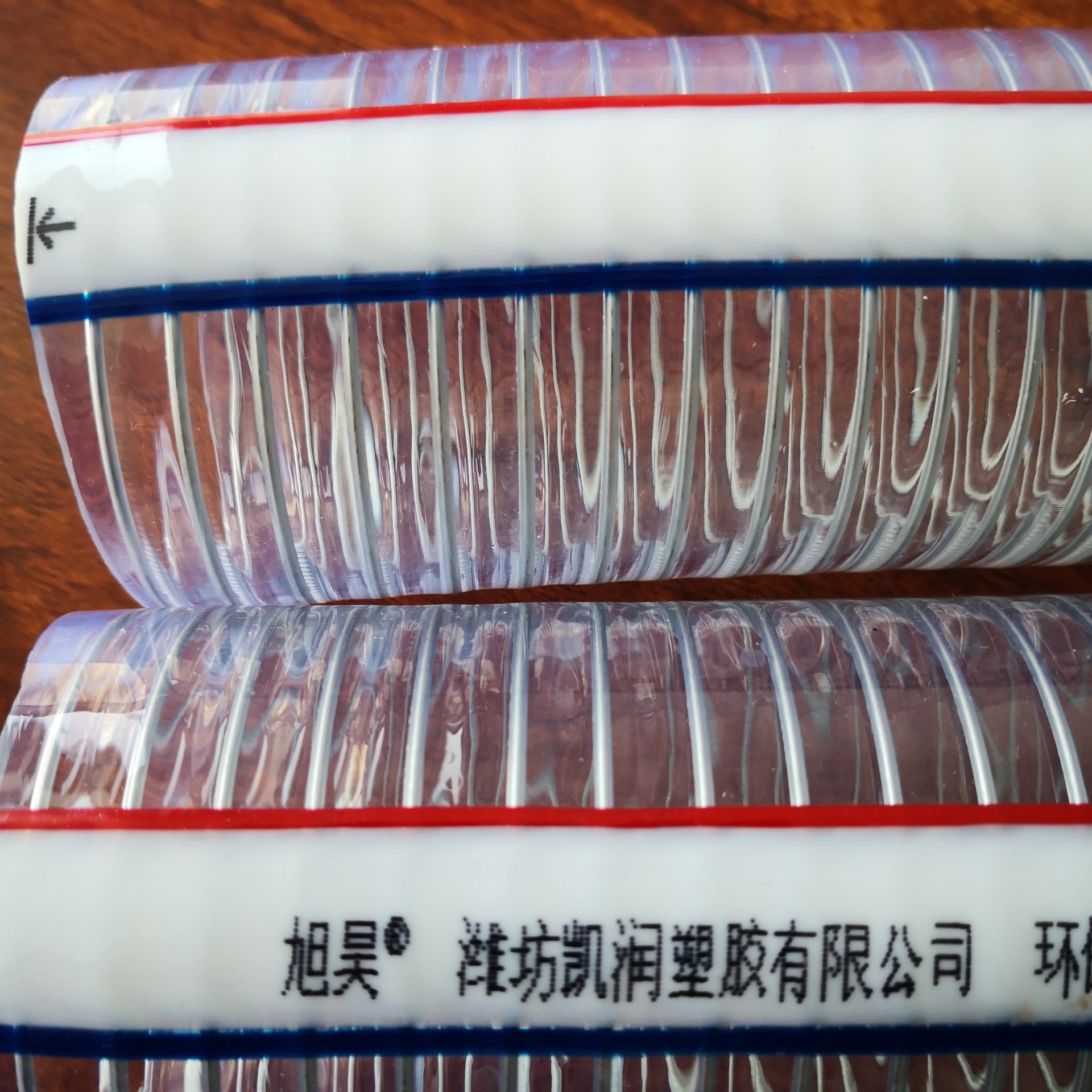 【钢丝管】 凯润 KR PVC增强管φ102 凯润透明塑料软管PVC钢丝管