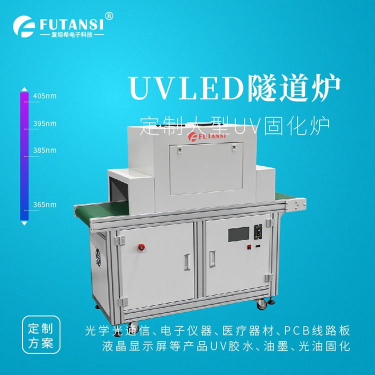 UVLED紫外线固化设备 leduv固化机 UV胶水led固化面光源复坦希