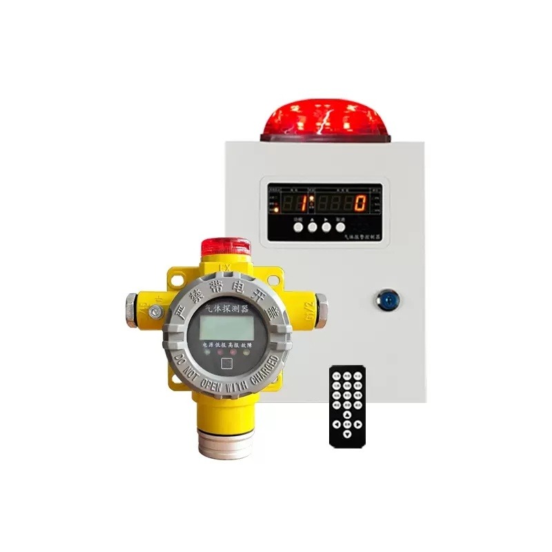 固定式液化气检测仪 GQ-BNTLCD煤气罐液化气泄漏报警仪 联动切断阀机械手