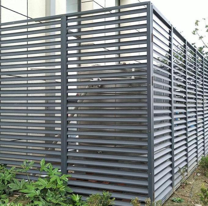 全国发货空调罩厚度1.2mm安装生产百叶窗安装围栏室外防护栏