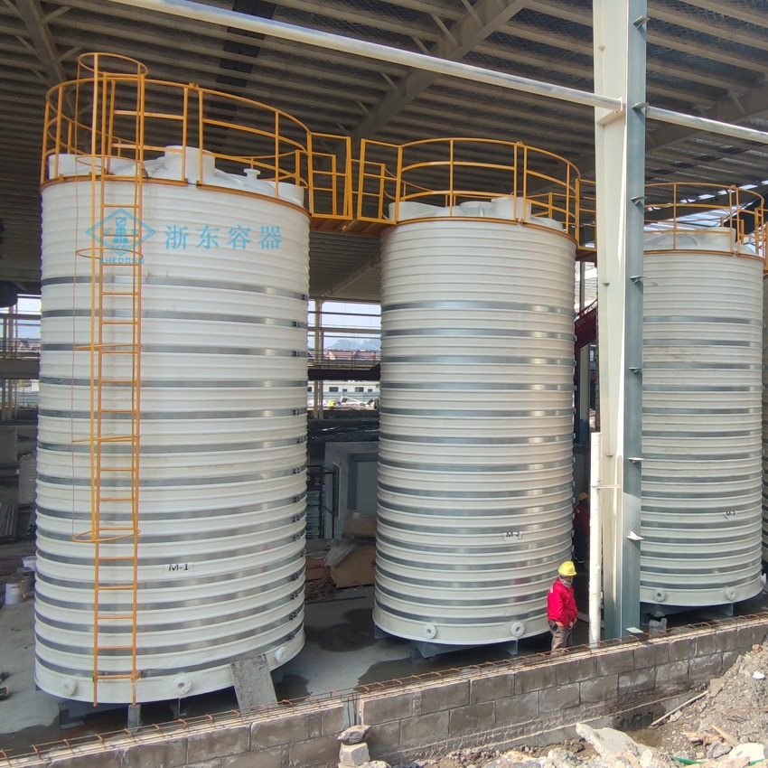 50吨塑料立式水塔 防腐化工储罐 大型pe水箱抗氧化  建筑工地供水