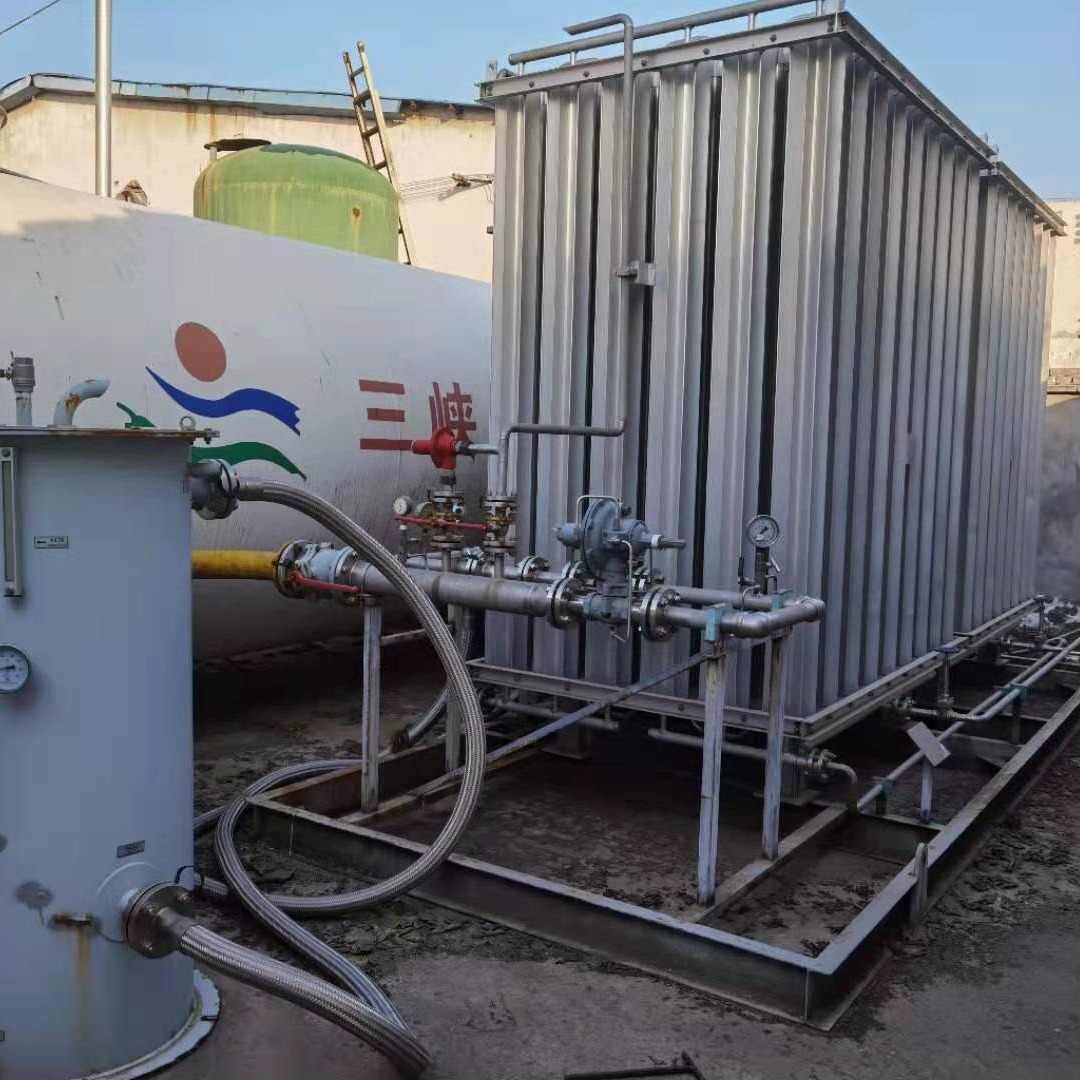 回收二手3000立方汽化器   回收二手LNG500立方气化调压撬   湖北回收二手氧氮氩高压汽化器