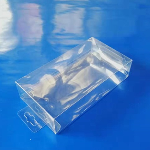 定制塑料透明胶盒pvc/pet/pp磨砂斜纹透明折盒可印刷 供应烟台图片
