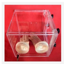 B型氮气手套箱 B型有机玻璃手套箱 氮气有机玻璃手套箱 中西器材  型号:M394143库号：M394143图片