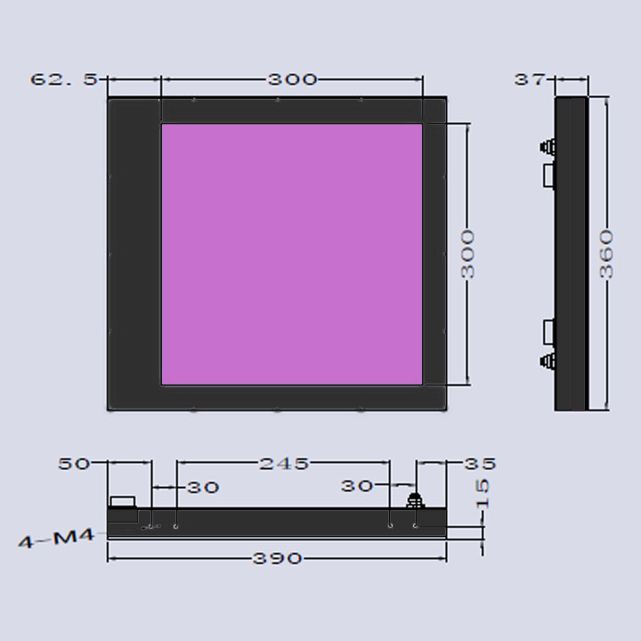 UVLED水冷面光源 大型UV水冷光源-300×300(图3)