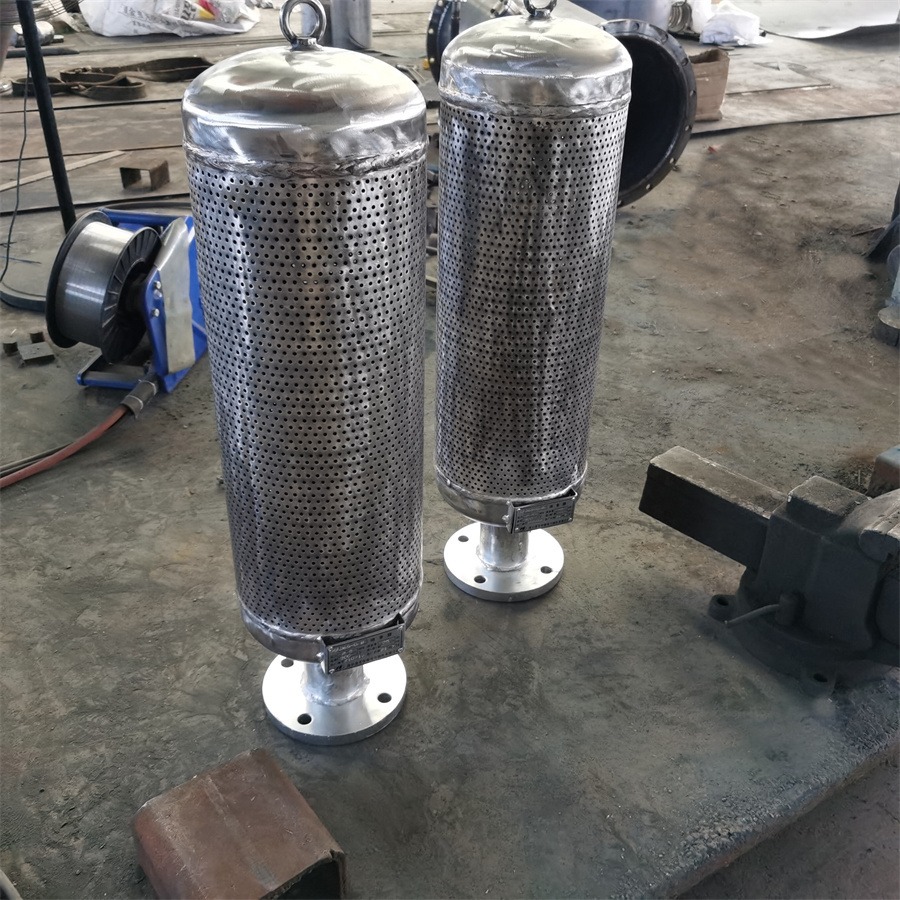 钢铁厂专用小孔消声器华银小孔消音器厂家制造KAD-205-1.61-15图片