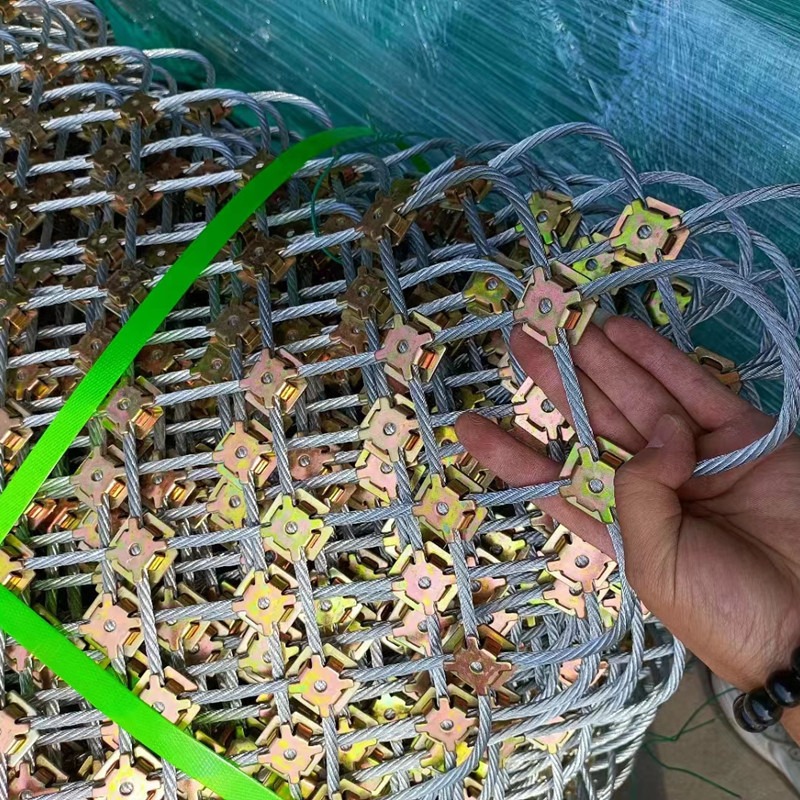 gp2型主动边坡防护网柔性热镀锌钢丝绳网