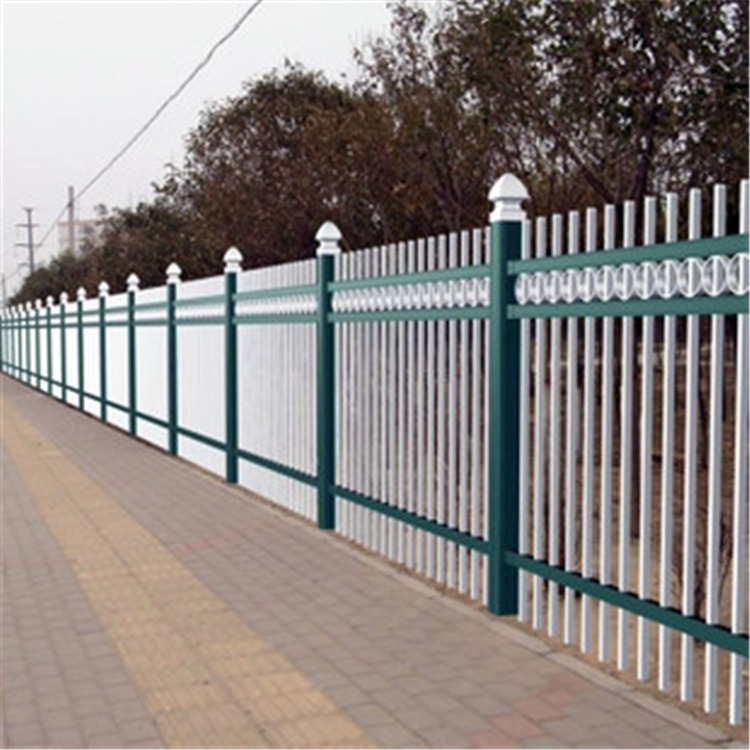 三横杆锌钢护栏永超厂家生产定制--庭院小区学校防护栏杆