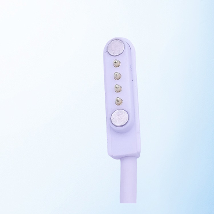 可定制2-20针智能设备可穿戴手表手环配母端连接器磁吸充电数据线弹簧针公母座磁吸连接器