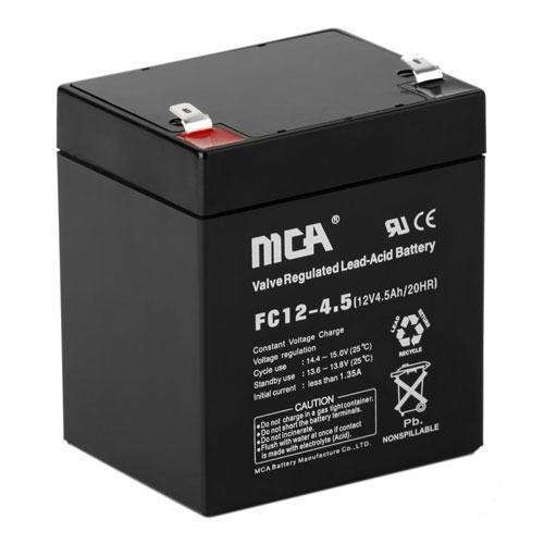 MCA中商国通FC12-4.5蓄电池12V4.5AH消防卷帘闸门控制器消防电池