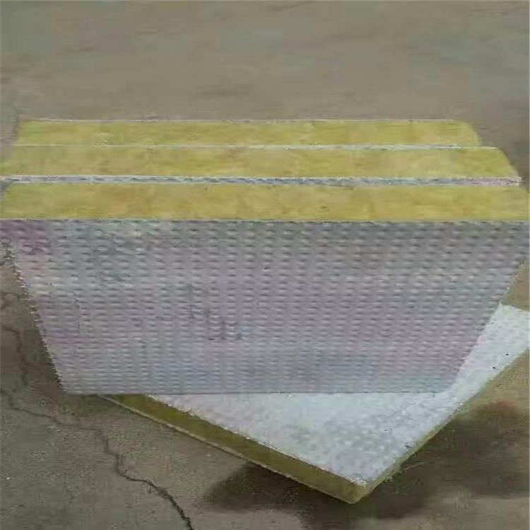 加工定制 竖丝岩棉复合板 钢网插丝岩棉复合板 外墙机制复合板 欧沃斯厂家