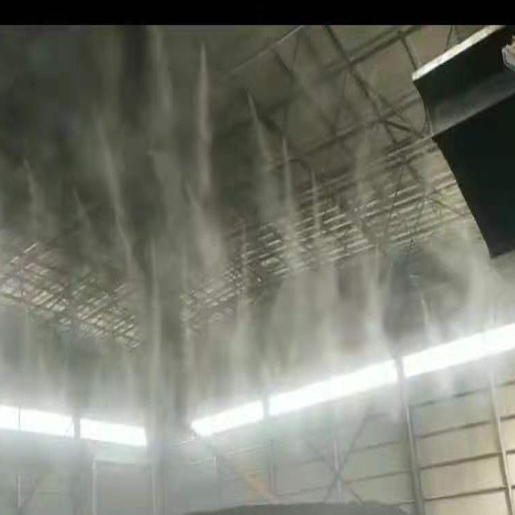 车间喷淋降尘 围挡喷淋 4千瓦 景观雾化道路围挡造雾机 厂家鹏宣