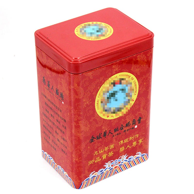 马口铁茶叶罐生产厂家 长方形茶叶包装铁罐 金属盒包装 麦氏罐业 江苏铁盒包装生产厂家