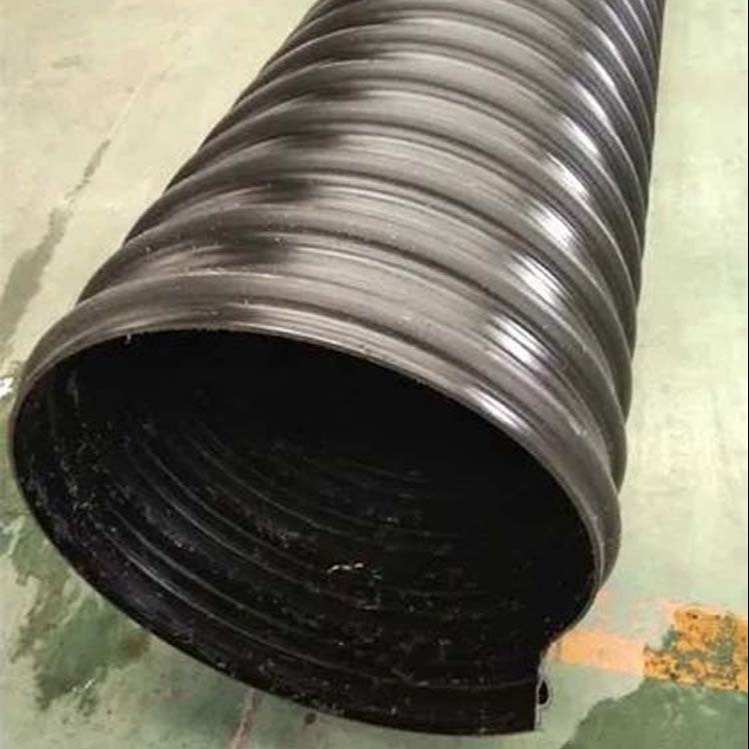 黑色波纹管 排水排污钢带管道 HDPE大口径排污管