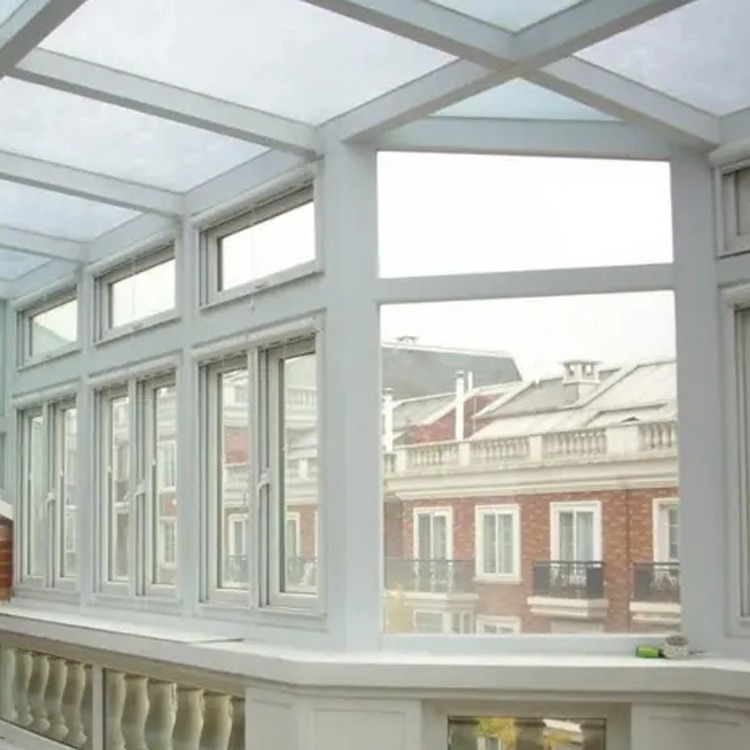 小区阳台塑钢门窗 厂家自产自销塑钢隔热窗  防风隔音塑钢门窗工程