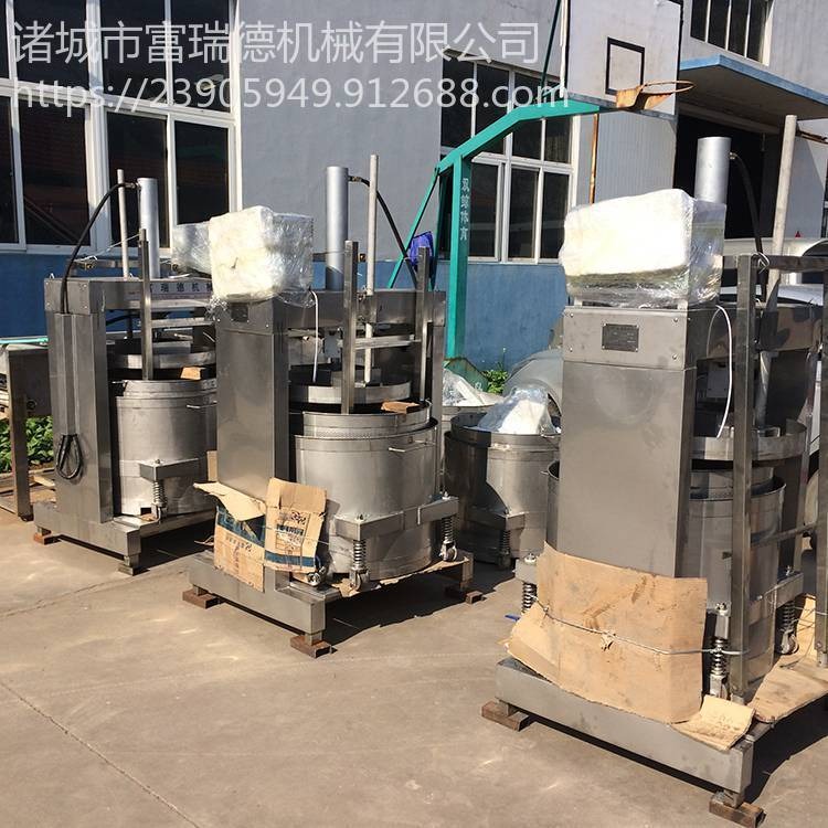 富瑞德 1500L大吨位酱菜压榨机 椰子液压收汁机 全自动出渣压榨设备
