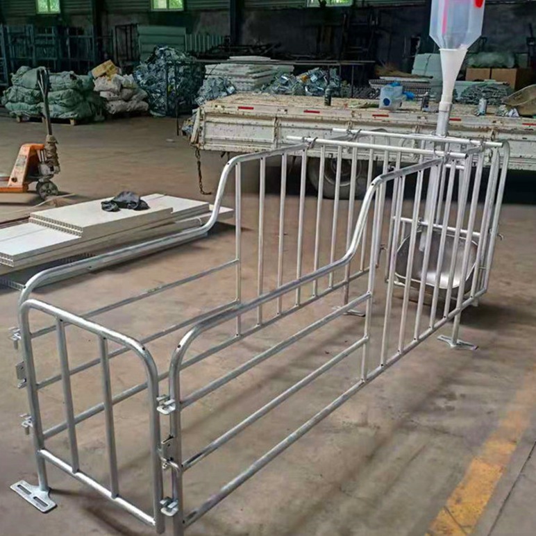 热镀锌保胎限位栏 猪哈哈猪用产床定位栏 复合板定位栏安装流程