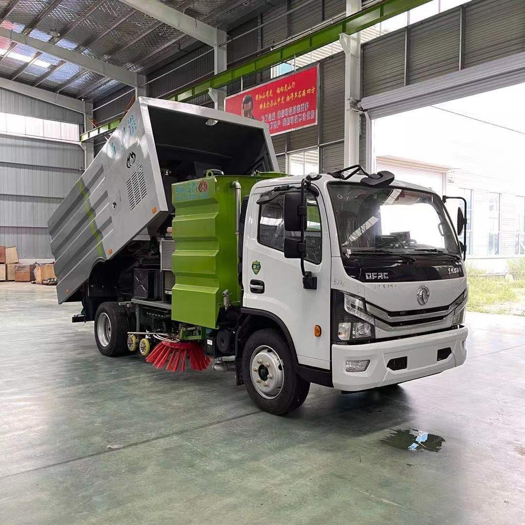 东风D7洗扫车 8立方扫路车 城市路面养护洗地车 中运威环卫厂家