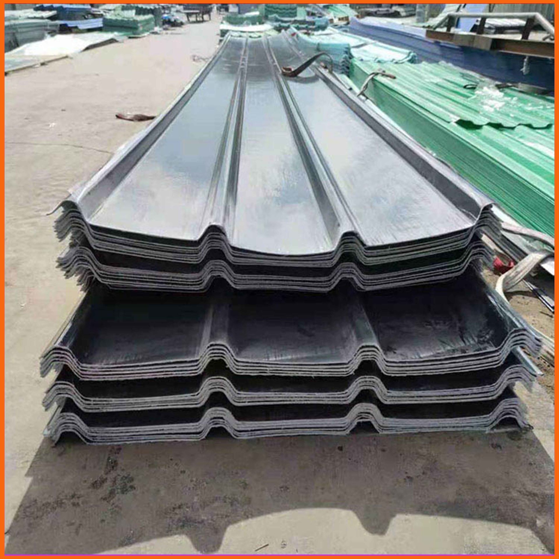 玻璃钢防腐屋面板 温州FRP聚酯采光带 灰色防腐采光瓦厂家定制